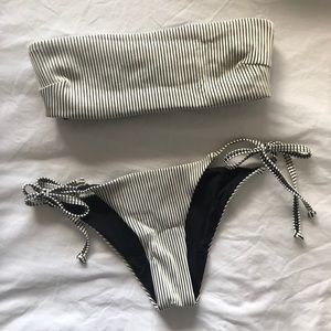 Zulu and Zephyr Striped Bikini